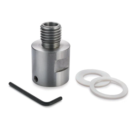 Nova Spindle Adaptor 1-1/4" X 8TPI Female To 1" X 8TPI Male #9085 1 Nova Spindle Adaptor 1-1/4" X 8TPI Female To 1" X 8TPI Male #9085