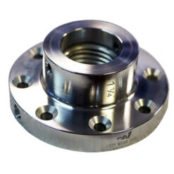 3-1/2" Diameter Aluminum Faceplate - 1-1/4" X 8 TPI