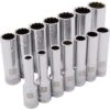 Dynamic 3/8" Drive 14pc 12-Point Deep Metric Socket Set, 6mm - 19mm