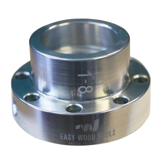 2" Diameter Aluminum Faceplate - 1" X 8 TPI