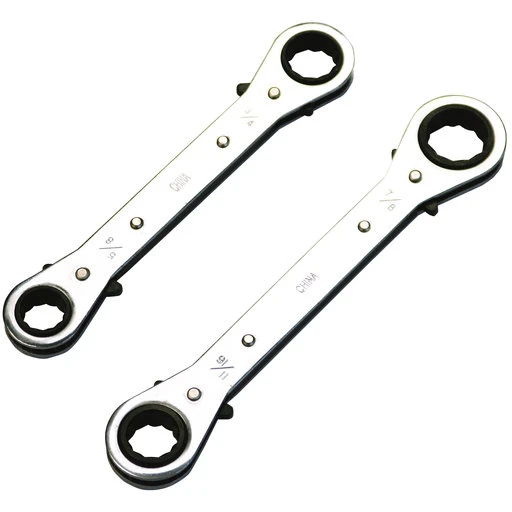 5 Piece SAE Ratcheting Wrench Set - Image 2