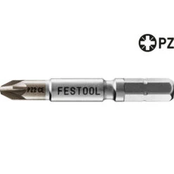 Festool PZ1 X 2" Pozidriv Centrotec Driver Bit - 2 Piece