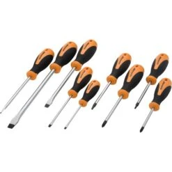 Dynamic Assorted Screwdriver Set With Comfort Grip Handles, 9pc