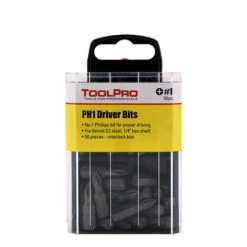 #1 Phillips Bit, 50-Pack Interlocking Box