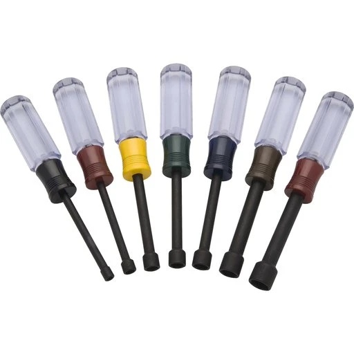 Dynamic Nut Driver Set With Acetate Handles, SAE 7pc 1 Dynamic Nut Driver Set With Acetate Handles, SAE 7pc