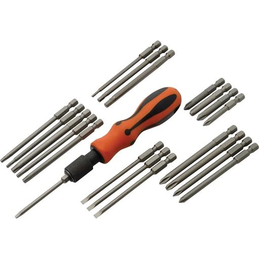 Dynamic Screwdriver Set With Removable Bits With Comfort Grip Handles, 21pc 1 Dynamic Screwdriver Set With Removable Bits With Comfort Grip Handles, 21pc