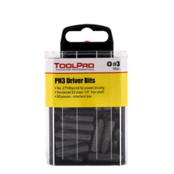 #3 Phillips Bit, 50-Pack Interlocking Box