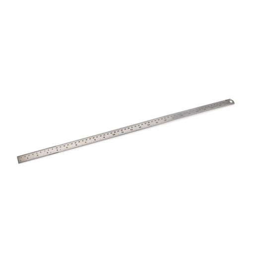 Stainless Steel Cabinetmaker's Rule - 24" 1 Stainless Steel Cabinetmaker's Rule - 24"